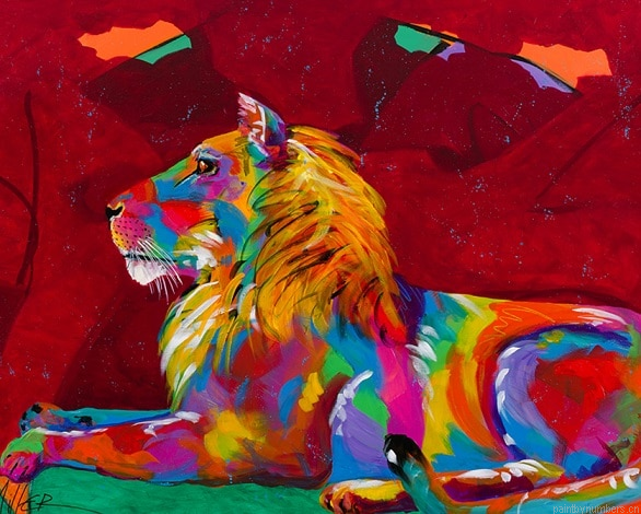 Regal Lion Painting By Numberss.png