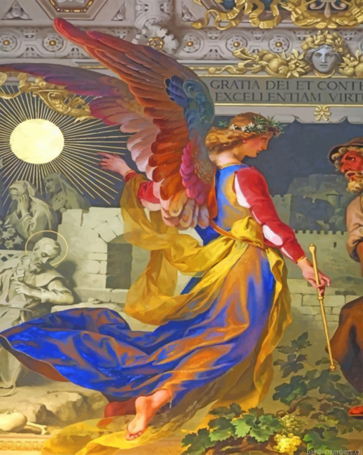 Religious Angel Painting By Numbers.png