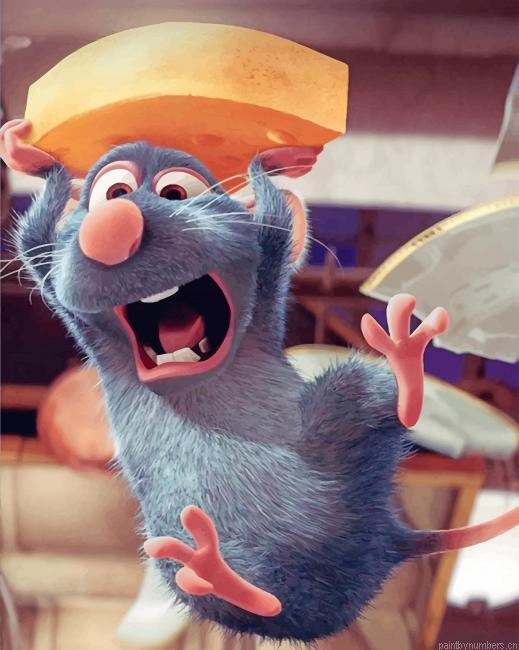 Remy Ratatouille Animations Painting By Numberss.png