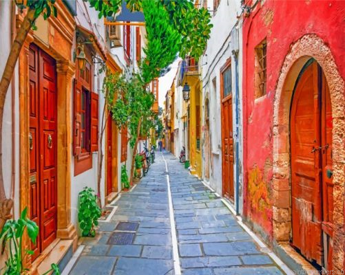 Rethymno Crete Greece Painting By Numbers.png