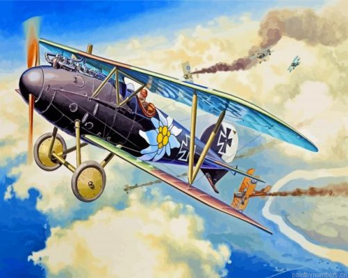 Retro Helicopter Painting By Numbers.png