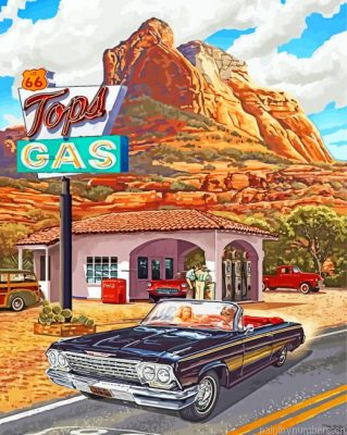 Retro Route 66 Painting By Numbers.png