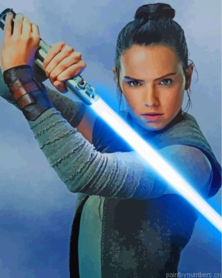 Rey Star Wars Painting By Numbers.png