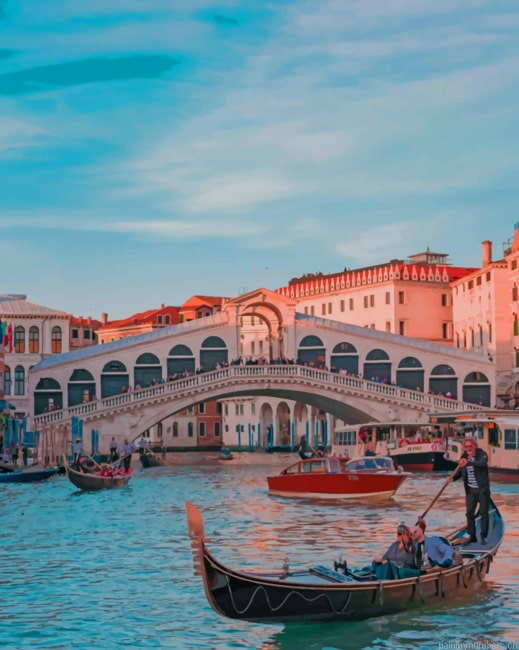 Rialto Bridge Italy Cities Painting By Numberss.png