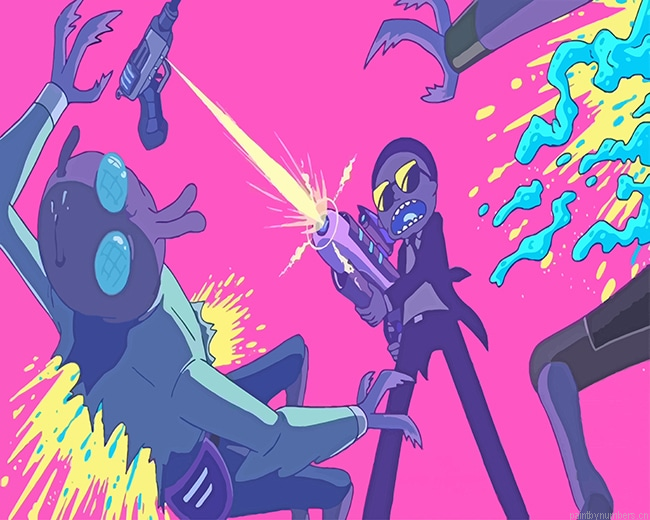 Rick And Morty Animations Painting By Numbers.png
