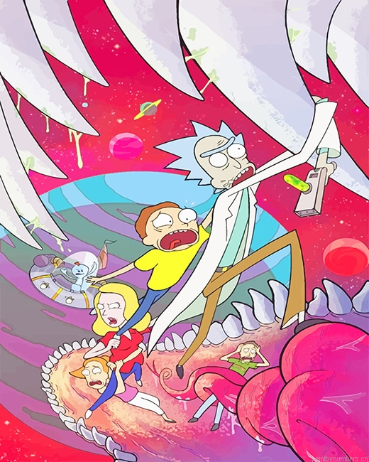 Rick And Morty Issue Animations Painting By Numberss.png