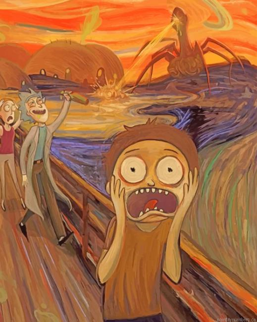 Rick And Morty Scream Animations Painting By Numberss.png