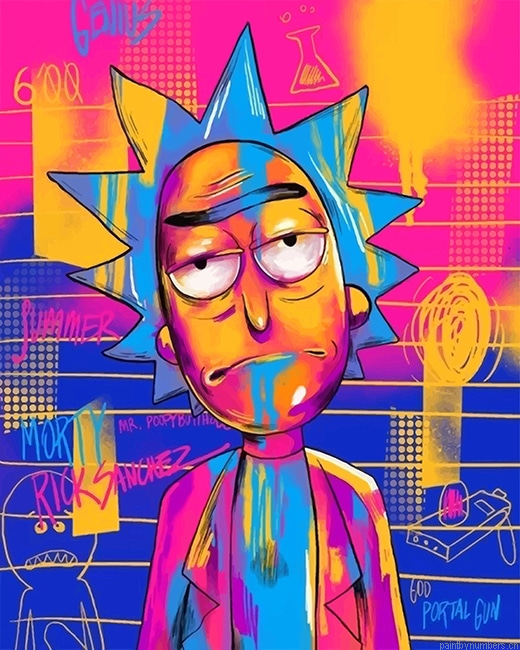 Rick Sanchez Animations Painting By Numbers.png