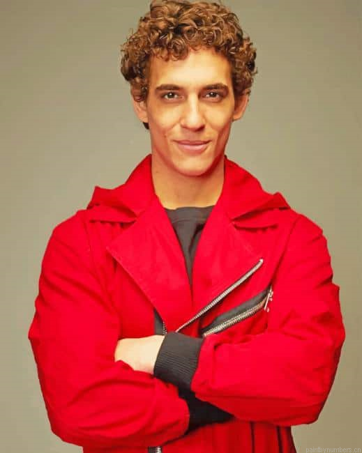 Rio La Casa De Papel Actors Painting By Numberss.png