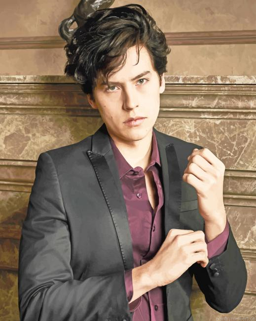 Riverdale Cole Sprouse Actors Painting By Numbers.png
