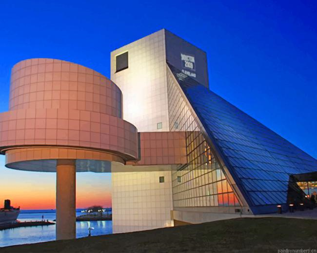 Rock Roll Hall Of Fame Ohio Painting By Numbers.png