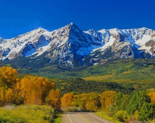 Rocky Mountains In North America Painting By Numbers.png