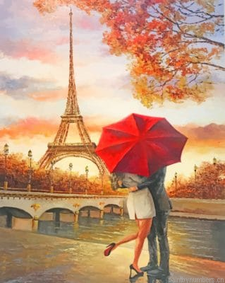 Romantic Couple In Paris Painting By Numberss.png