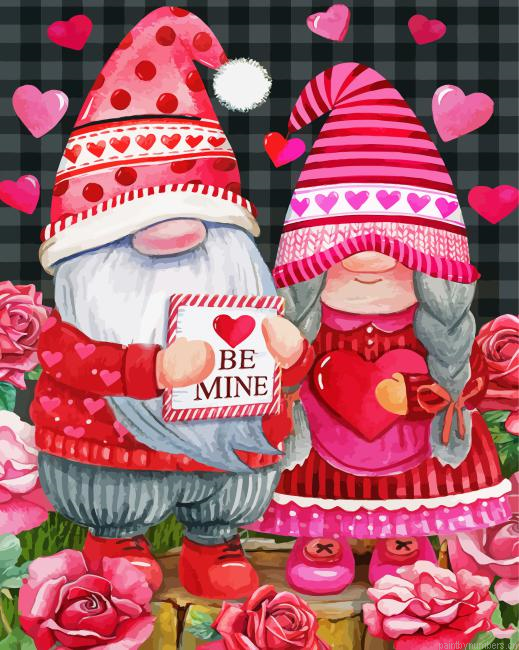 Romantic Gnomes Painting By Numberss.png