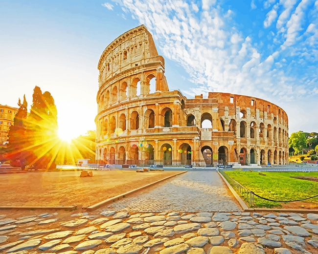 Rome Italy Colosseum Painting By Numberss.png