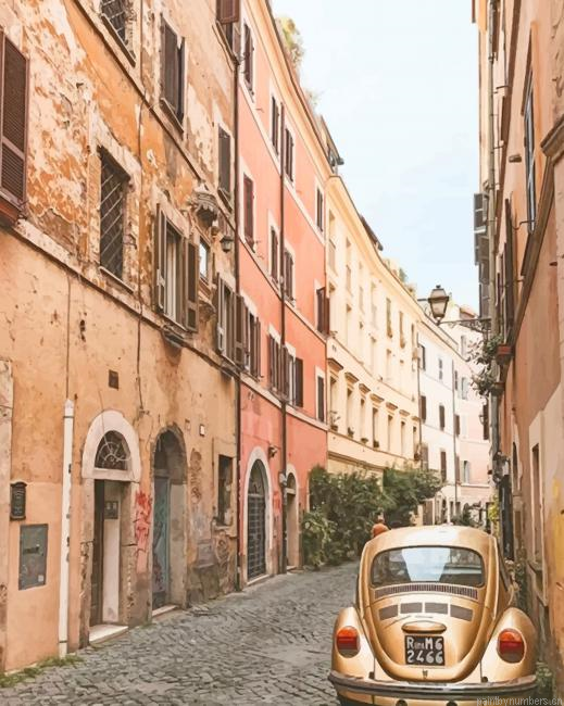 Rome Streets Cities Painting By Numberss.png