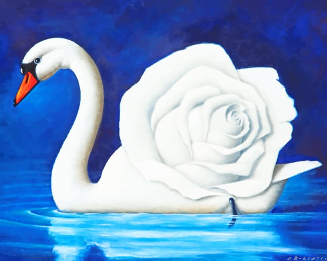 Rose Swan Painting By Numberss.png