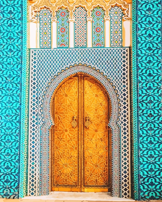 Royale Palace Fez Door Painting By Numberss.png