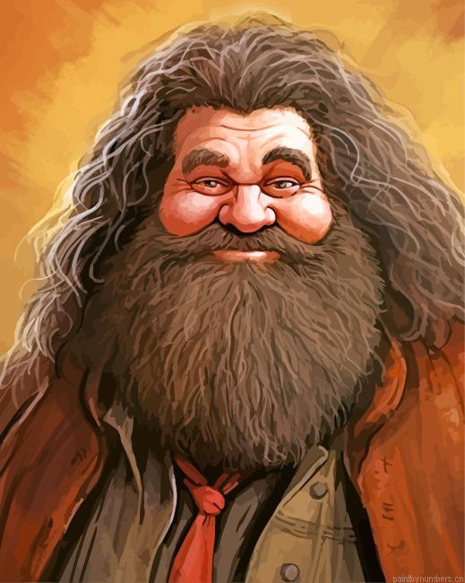 Rubeus Hagrid Art Painting By Numberss.png