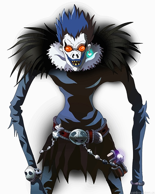 Ryuk Death Note Animations Painting By Numbers.png
