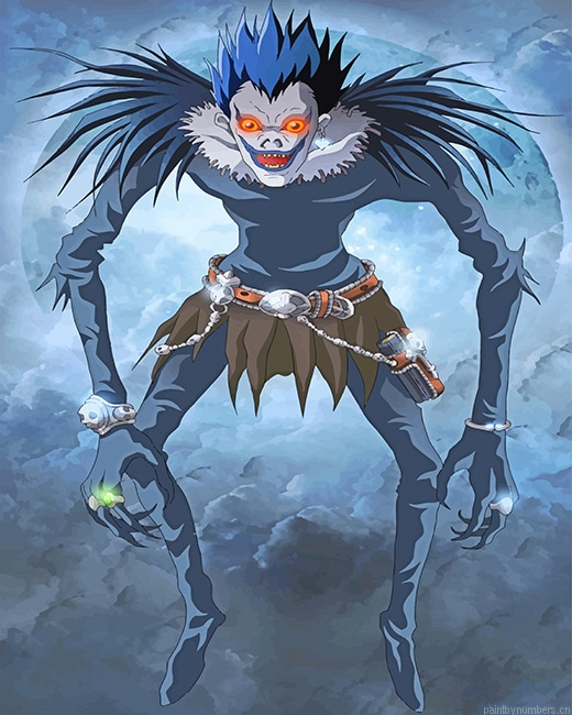Ryuk Death Note Anime Painting By Numbers.png