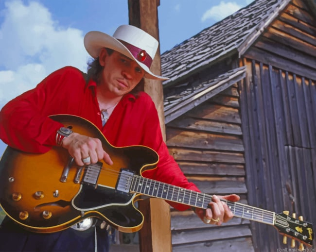 Srv In A Red Shirt Musicians Painting By Numberss.png