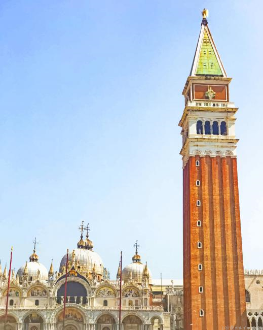 St Marks Square Buildings Painting By Numberss.png