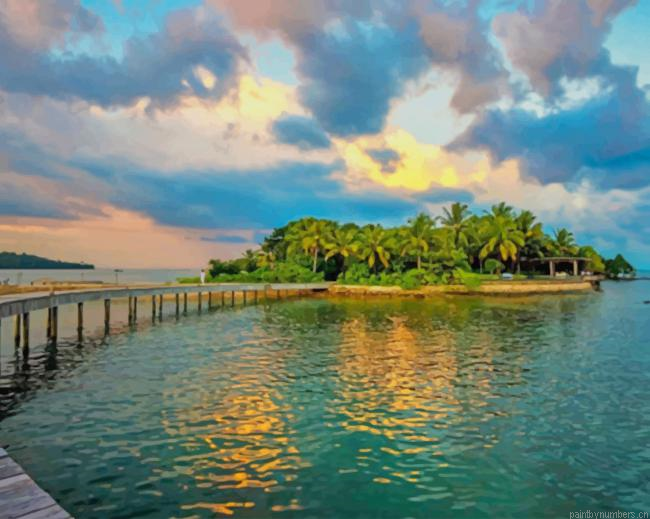 Saa Island In Cambodia Seascapes Painting By Numberss.png