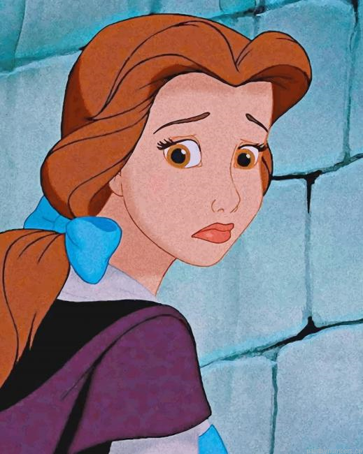 Sad Belle Beauty Animations Painting By Numberss.png