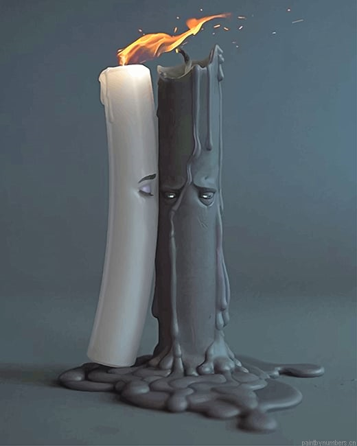 Sad Candles Painting By Numberss.png