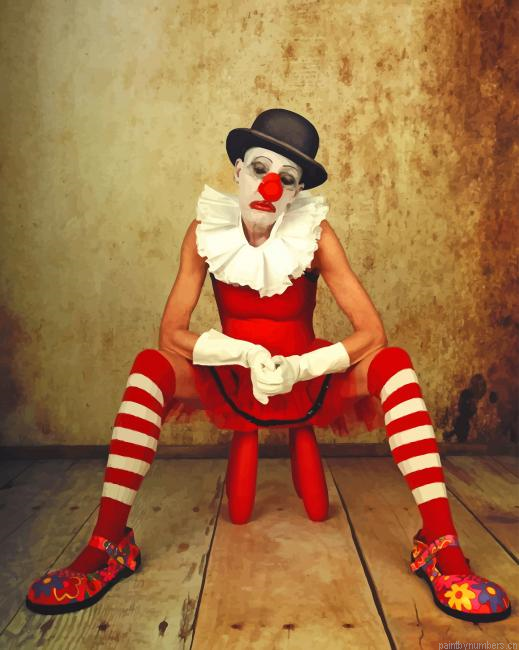 Sad Circus Clown Painting By Numbers.png