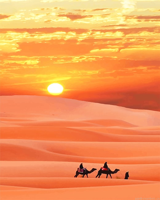 Sahara Desert Landscapes Painting By Numberss.png