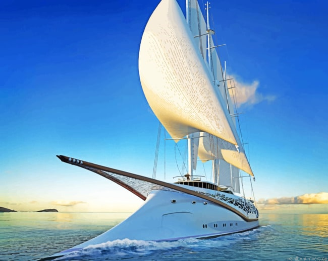 Sailing Yacht Seascape Painting By Numbers.png