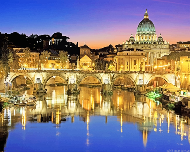 Saint Peters Basilica Vatican Painting By Numberss.png