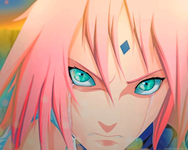 Sakura Haruno Animations Painting By Numbers.png