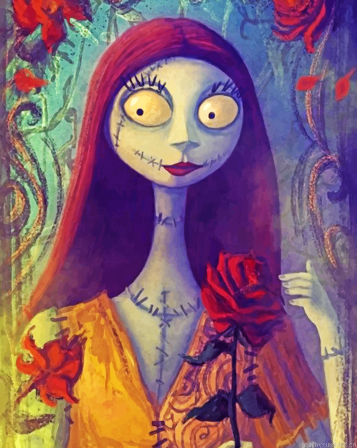 Sally Nightmare Before Christmas Painting By Numberss.png