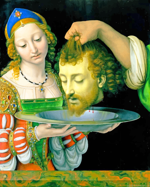 Salome With The Head Of John The Baptist Painting By Numbers.png