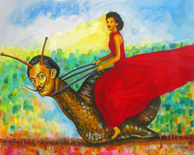 Salvador Dali And Gala Painting By Numbers.png