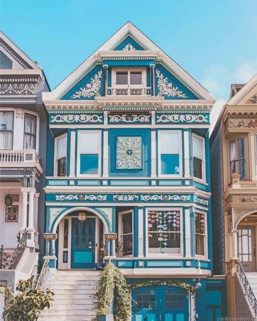 San Francisco Houses Buildings Painting By Numberss.png
