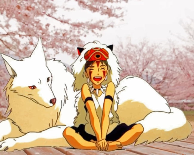 San Princess Mononoke Painting By Numbers.png
