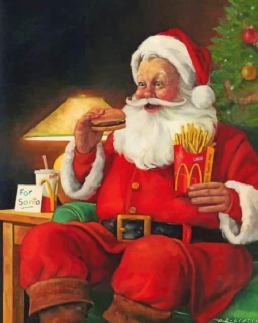 Santa Claus Eating Painting By Numberss.png