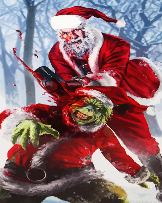 Santa Fighting The Grinch Painting By Numberss.png