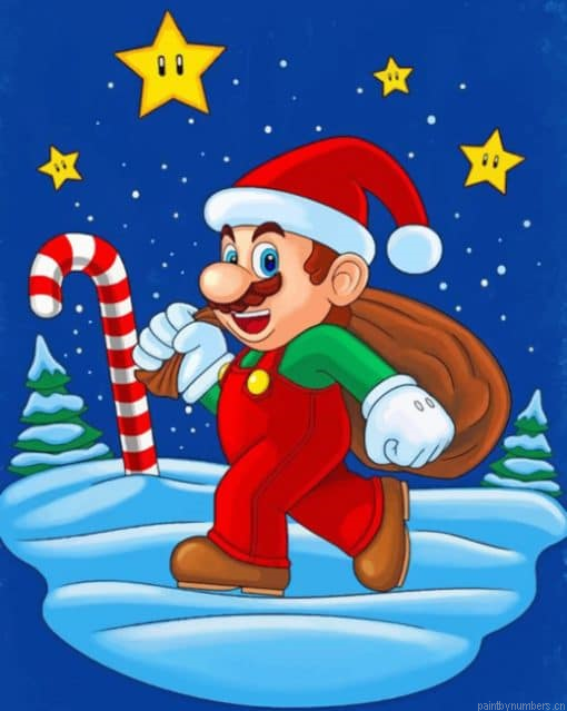 Santa Mario Painting By Numberss.png