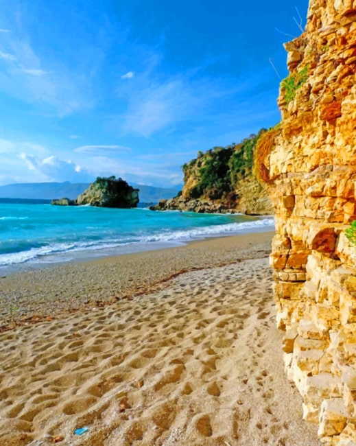 Sarande City Albania Seascapes Painting By Numberss.png