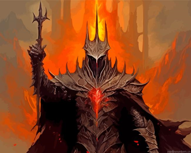 Sauron Lotr Painting By Numberss.png