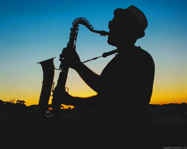 Saxophone Silhouette Painting By Numbers.png