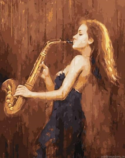 Saxophone Woman Painting By Numbers.png