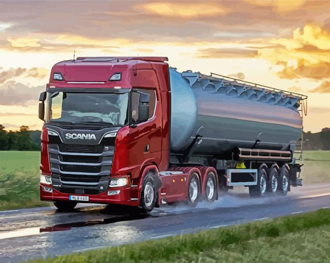 Scania Lorry Painting By Numberss.png