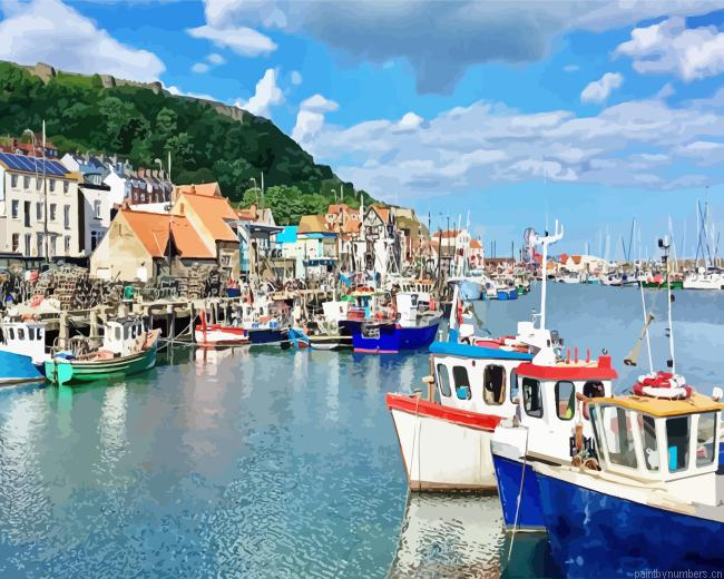 Scarborough Harbour Painting By Numberss.png