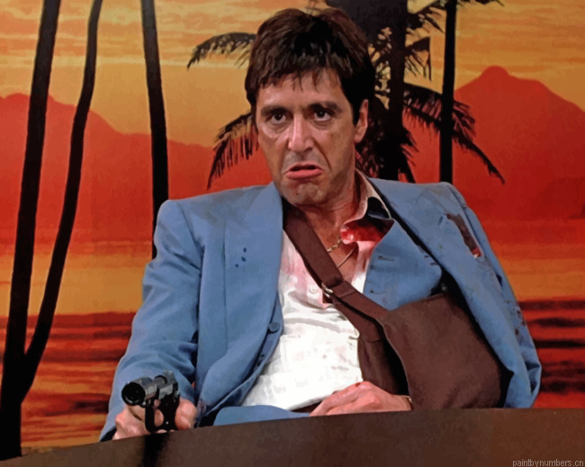 Scarface Movie Painting By Numbers.png
